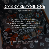 HALLOWEEN HORROR 'BOO BOX' BY DEAD INSIDE DESIGN LETTERBOX FRIENDLY GIFT BUNDLE