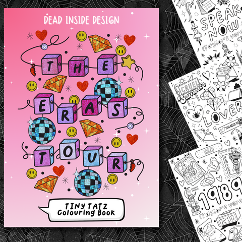 ERAS TOUR TINY TATZ COLOURING BOOK (EXPLICIT VERSION)
