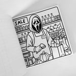 GHOSTFACE GOES TO WORK: A BOLD & COSY COLOURING BOOK