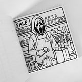 GHOSTFACE GOES TO WORK: A BOLD & COSY COLOURING BOOK