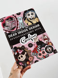 CORALINE TATTOO COLOURING BOOK