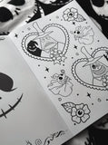NBC THIS IS HALLOWEEN TATTOO COLOURING BOOK