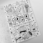 ERAS TOUR TINY TATZ COLOURING BOOK (EXPLICIT VERSION)