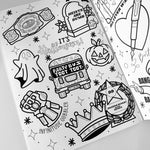 BROOKLYN NINE-NINE TATTOO COLOURING BOOK