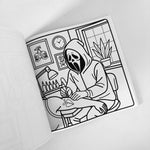 GHOSTFACE GOES TO WORK: A BOLD & COSY COLOURING BOOK