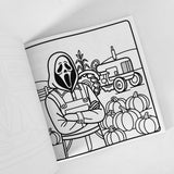 GHOSTFACE GOES TO WORK: A BOLD & COSY COLOURING BOOK