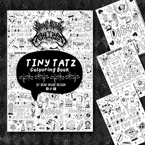 BMTH TINY TATZ COLOURING BOOK
