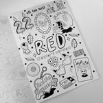 ERAS TOUR TINY TATZ COLOURING BOOK (EXPLICIT VERSION)