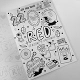 ERAS TOUR TINY TATZ COLOURING BOOK (EXPLICIT VERSION)