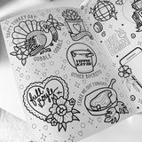 BROOKLYN NINE-NINE TATTOO COLOURING BOOK