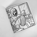 GHOSTFACE GOES TO WORK: A BOLD & COSY COLOURING BOOK