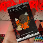 SAM TRICK R’ TREAT KEWPIE KILLER HARD ENAMEL PIN BADGE