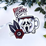 GHOSTFACE HELLO SIDNEY XL STICKER