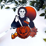 MICHAEL MYERS HALLOWEEN XL STICKER