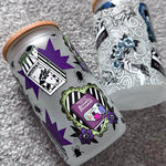 BEETLEJUICE 12oz FROSTED GLASS CAN CUP