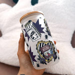 BEETLEJUICE 12oz FROSTED GLASS CAN CUP