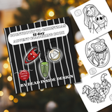 NBC 12 DAYS OF CHRISTMAS ADVENT COLOURING BOOK