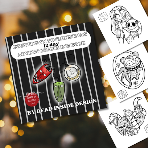 NBC 12 DAYS OF CHRISTMAS ADVENT COLOURING BOOK