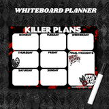 SCREAM 'KILLER PLANS' HORROR WEEKLY WHITEBOARD PLANNER