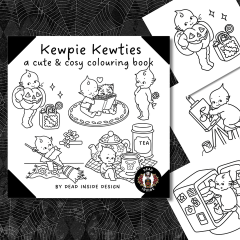KEWPIE KEWTIES - A CUTE & COSY COLOURING BOOK