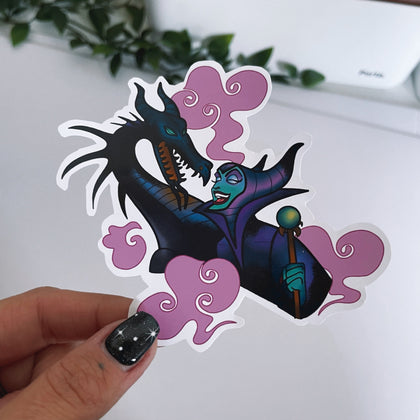 MALEFICENT TATTOO INSPIRED XL STICKER