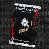 JASON VOORHEES KEWPIE KILLER HARD ENAMEL PIN BADGE