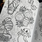 NBC THIS IS HALLOWEEN TATTOO COLOURING BOOK